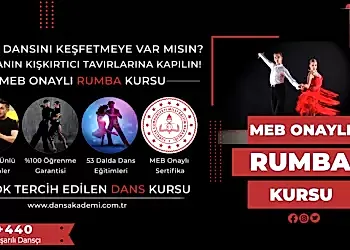 Rumba Kursu Fiyatları – Erken Kayıtta %50 İndirim